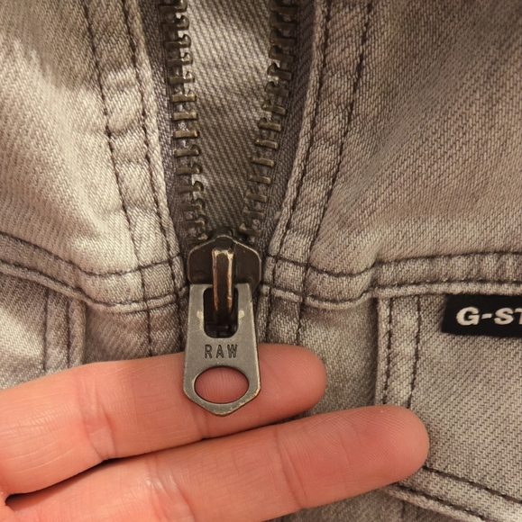 G-Star 3301 STUDS ZIP SLIM JACKET - Picture 11 of 15
